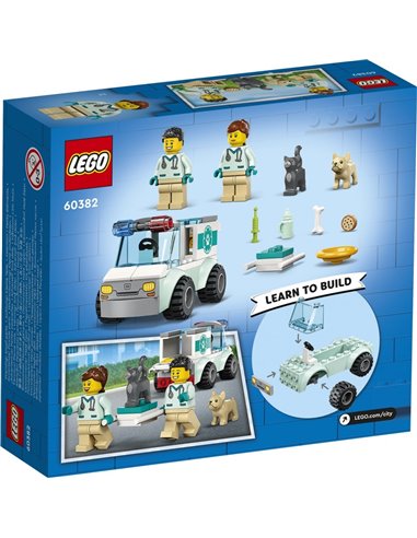 L'intervention du véhicule vétérinaire - LEGO® City - 60382