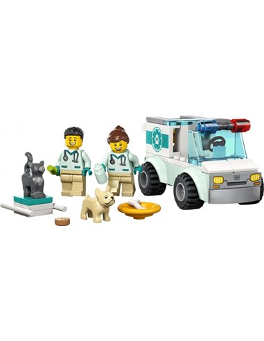 L'intervention du véhicule vétérinaire - LEGO® City - 60382
