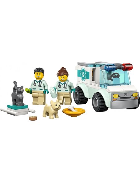 L'intervention du véhicule vétérinaire - LEGO® City - 60382
