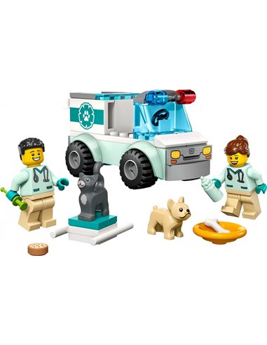 L'intervention du véhicule vétérinaire - LEGO® City - 60382