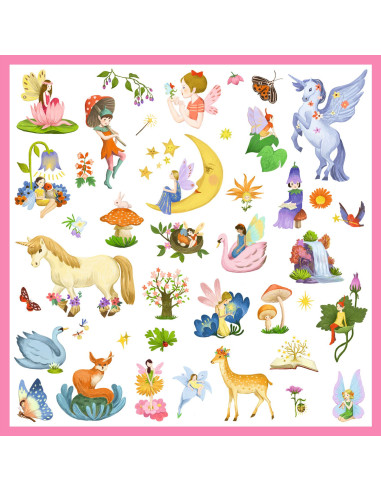 Stickers textures - fantasy - djeco