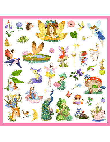Stickers textures - fantasy - djeco