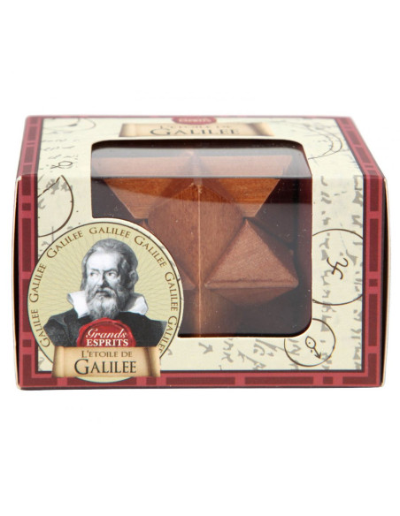 Mini Casse-Tête en Bois l'étoile de galilée- professor puzzle