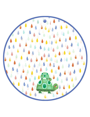 Cape de pluie petit modele - tortue - djeco