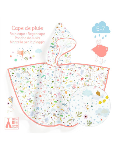 Cape de pluie grand modele - legerete - djeco