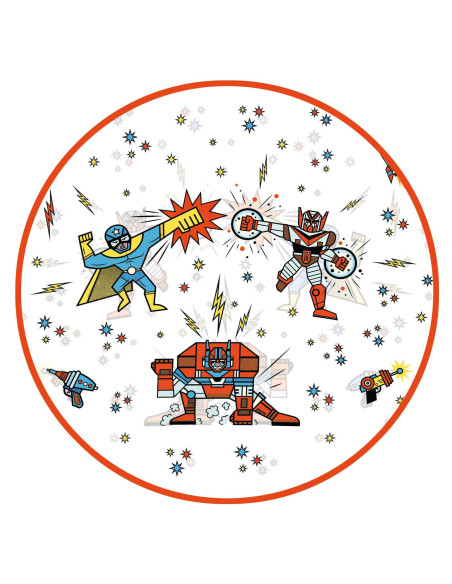 Cape de pluie grand modele - super heros - djeco