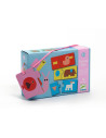 Puzzle duo - duo - animaux & formes - djeco