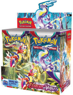 Display pokémon ev01 : 36 boosters écarlate & violet 2