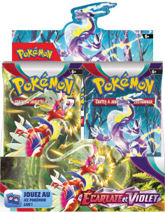 Display pokémon ev01 : 36 boosters écarlate & violet