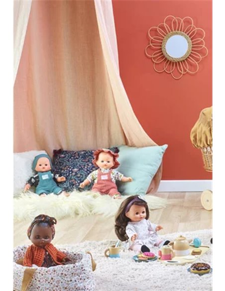 Couffin en tissu "Café Caramel" 36cm - Petit collin