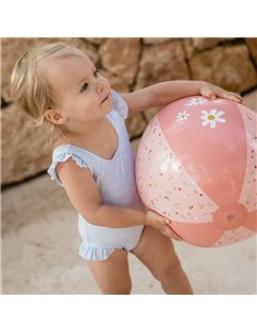 Ballon de plage - Flowers & Butterflies - 35 cm - Little dutch 2
