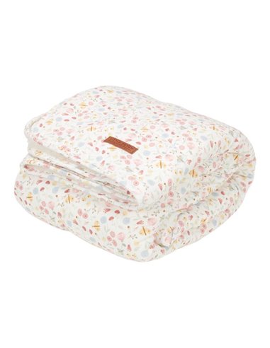 COUVERTURE DE BERCEAU - LITTLE DUTCH - flowers & butterflies
