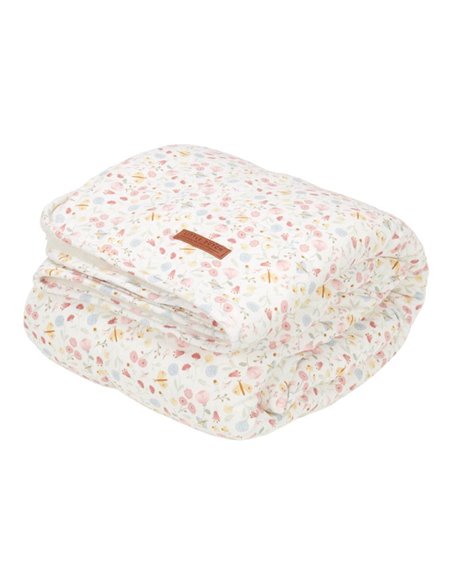 COUVERTURE DE BERCEAU - LITTLE DUTCH - flowers & butterflies