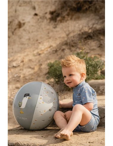 Ballon de plage - sailors bay - 35 cm - Little dutch