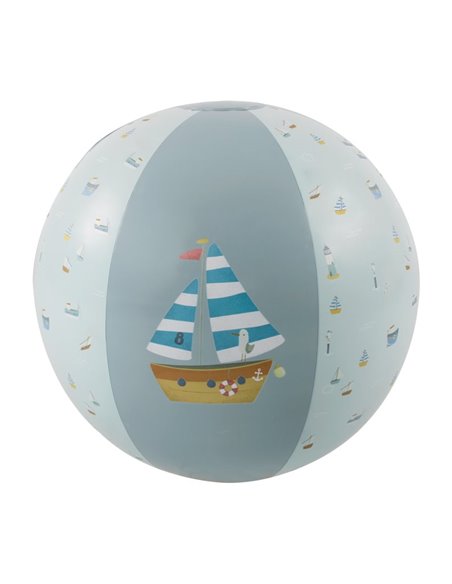 Ballon de plage - sailors bay - 35 cm - Little dutch