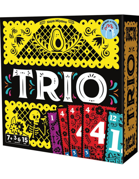 Trio - Jeu de Cartes Stratégique Famille 7+ ans - Cocktail Games
