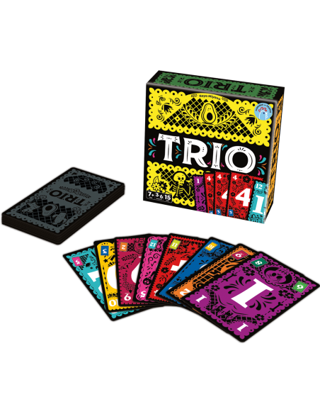 Trio - Jeu de Cartes Stratégique Famille 7+ ans - Cocktail Games