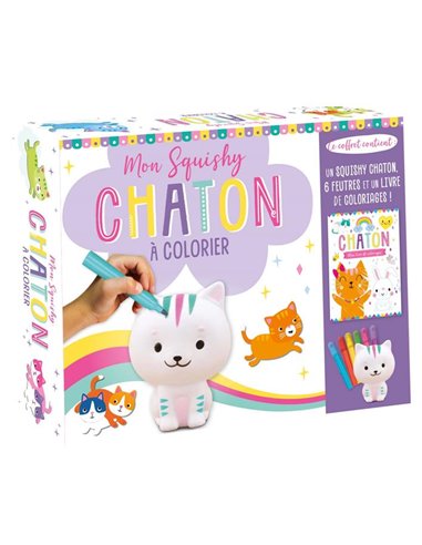 SQUISHY A COLORIER - CHATON