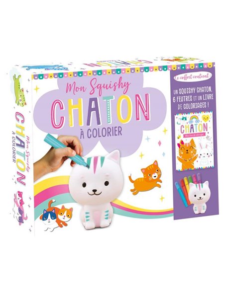 SQUISHY A COLORIER - CHATON