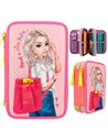 TOPModel trousse 3 compartiments avec poche appli devant