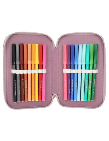 Miss Melody trousse 3 compartiments FLOWERFIELD