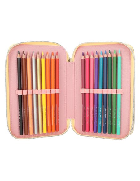 TOPModel trousse 3 compartiments HIPPIE HEART