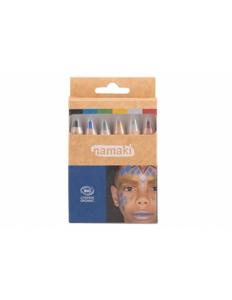 Kit 6 crayons de maquillage Mondes Intergalactiques - NAMAKI