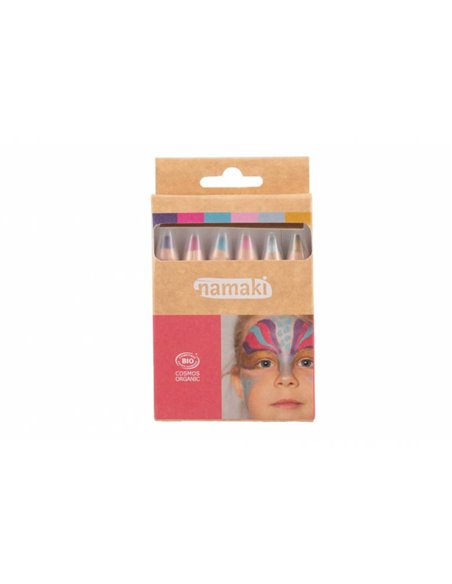 Kit 6 crayons de maquillage Mondes enchantés - NAMAKI