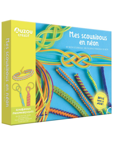 Mes scoubidous en néon - auzou