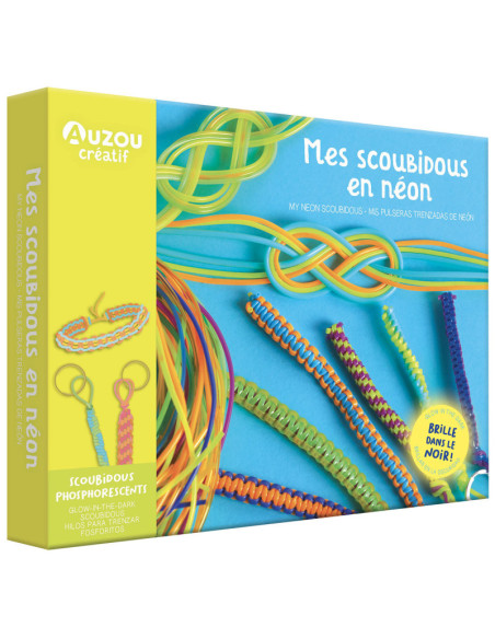 Mes scoubidous en néon - auzou