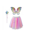 Set papillon sequin arc en ciel jupe 4-6 ans