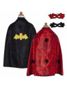 Cape réversible spiderman/batman
