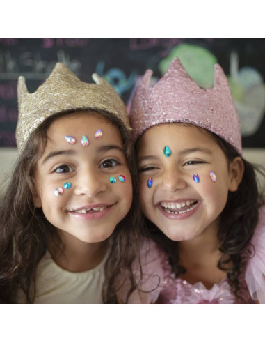 Strass autocollants pour le visage - multi pack