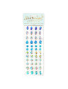 Strass autocollants pour le visage - multi pack