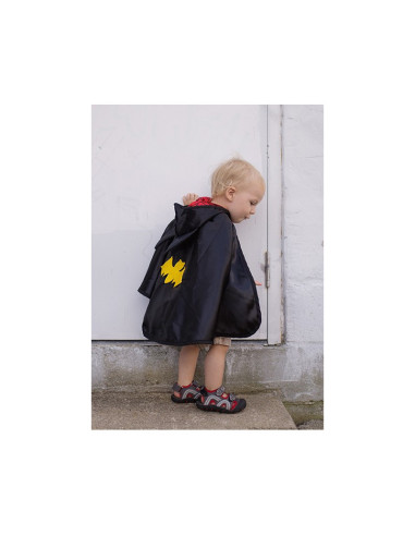 Cape reversible spiderman/batman taille 2/3 ans