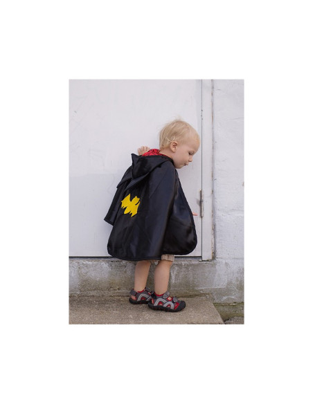 Cape reversible spiderman/batman taille 2/3 ans