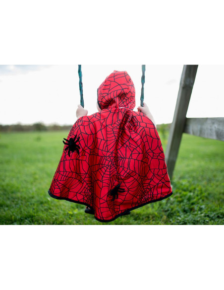 Cape reversible spiderman/batman taille 2/3 ans