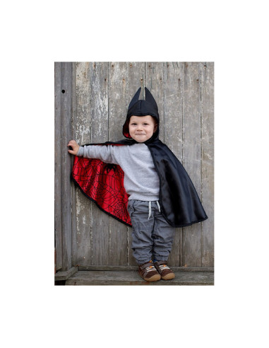 Cape reversible spiderman/batman taille 2/3 ans