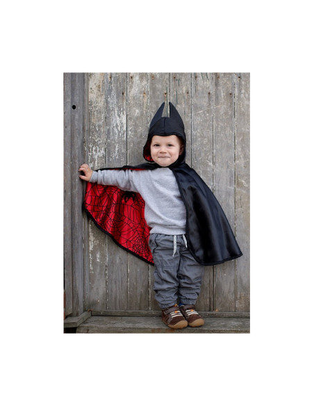 Cape reversible spiderman/batman taille 2/3 ans