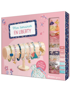 Mon semainier de 7 bracelets en liberty - auzou