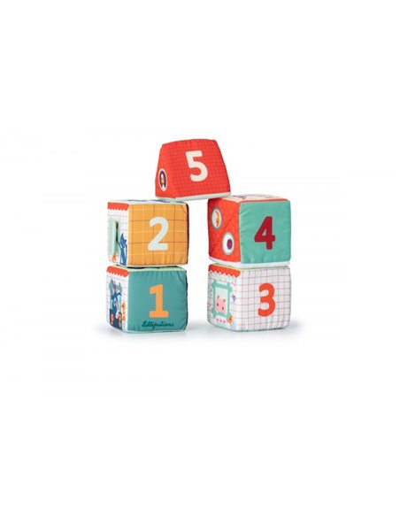 CUBES A EMPILER LA FERME - LILLIPUTIENS