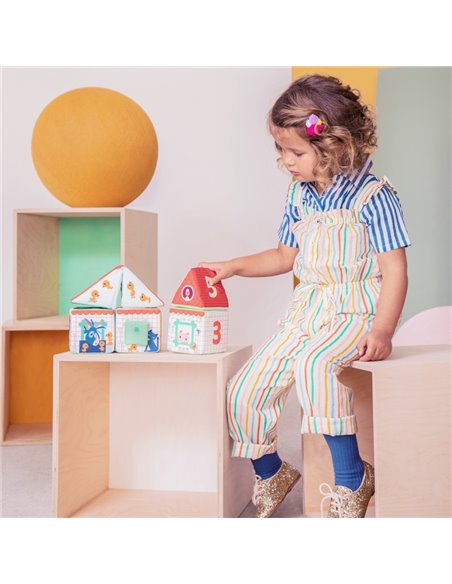 CUBES A EMPILER LA FERME - LILLIPUTIENS