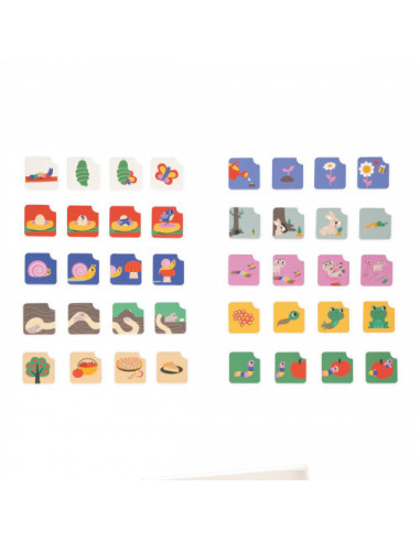 Cartes sequences - le jardin - janod