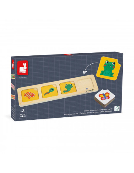 Cartes sequences - le jardin - janod