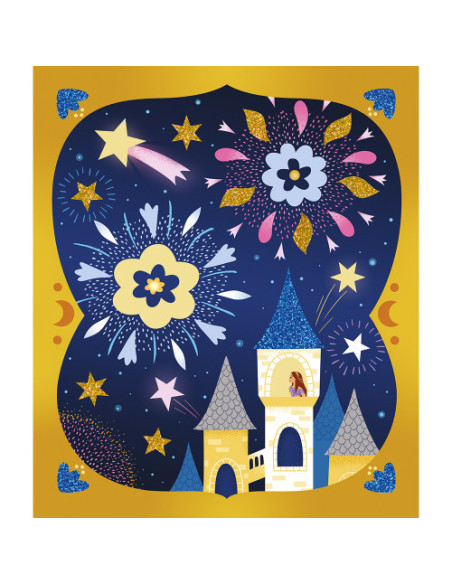 Sables phosphorescents et paillettes nuit feerique - janod