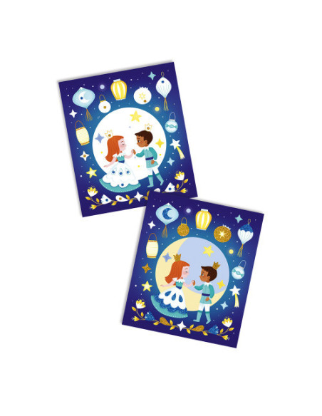 Sables phosphorescents et paillettes nuit feerique - janod