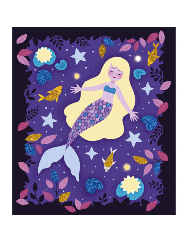 Sables phosphorescents et paillettes nuit feerique - janod