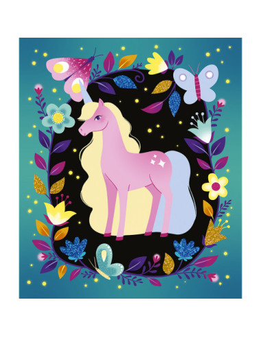 Sables phosphorescents et paillettes nuit feerique - janod