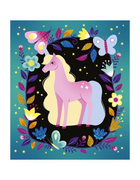 Sables phosphorescents et paillettes nuit feerique - janod