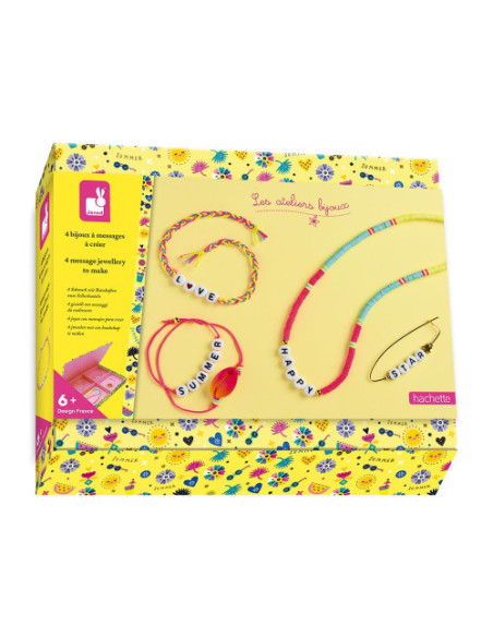 4 bijoux a messages a creer - janod